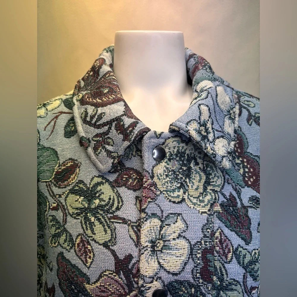 Zara Men’s Floral Jacquard Jacket XL